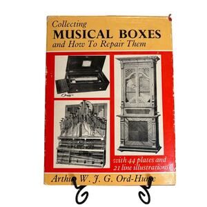Collecting Musical Boxes and How to Repair Them Book by Arthur Ord-Hume, HC DJ
